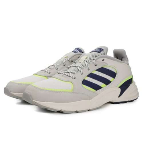 adidas Men's 90S VALASION Cloud White/ Dark Blue EE9895 Size UK 10.5 (SA 10.5)