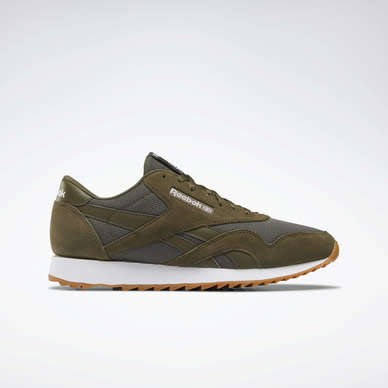 Original Reebok Mens Nylon Ripple MU Army Green/ Cypress DV6764 Size UK 10 (SA 10)