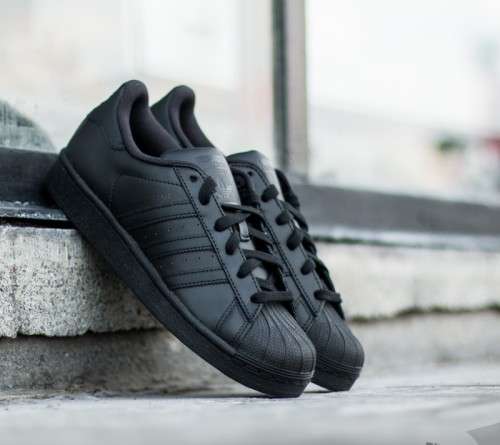 Original Men's adidas Superstar | All Black | Sneakers | AF5666 Size UK 9 (SA 9)