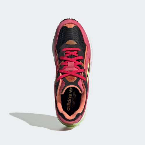 adidas Men's YUNG 96 CHASM Core Black/ Hi Res Yellow/ Energy Pink EE7229 Size UK 10 (SA 10)