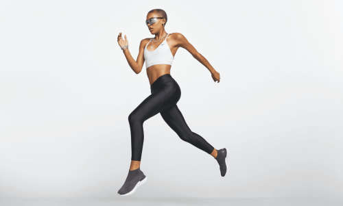 Original Womens Nike Power Speed 7/8 Running Dri Fit Tights Black AT4233 010 Size Medium