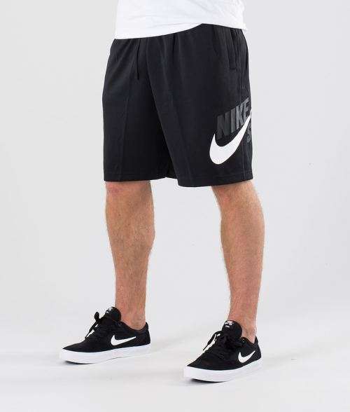 Original Mens Nike Skateboard Dry HBR Sunday Shorts Black/White CN5384 010 Size XL
