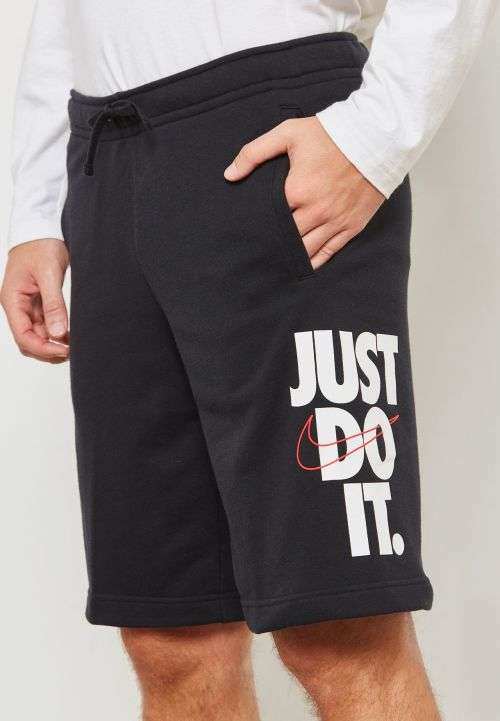 Original Mens Nike HBR Just Do It Shorts Black AQ7987 010 Size Large
