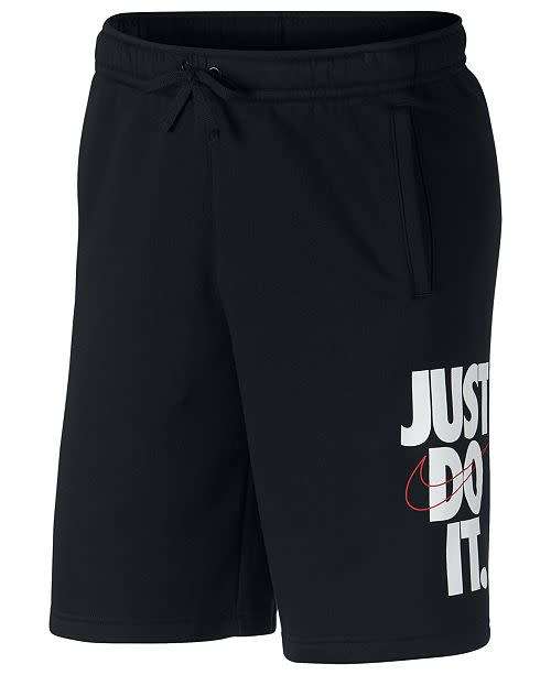 Original Mens Nike HBR Just Do It Shorts Black AQ7987 010 Size Large