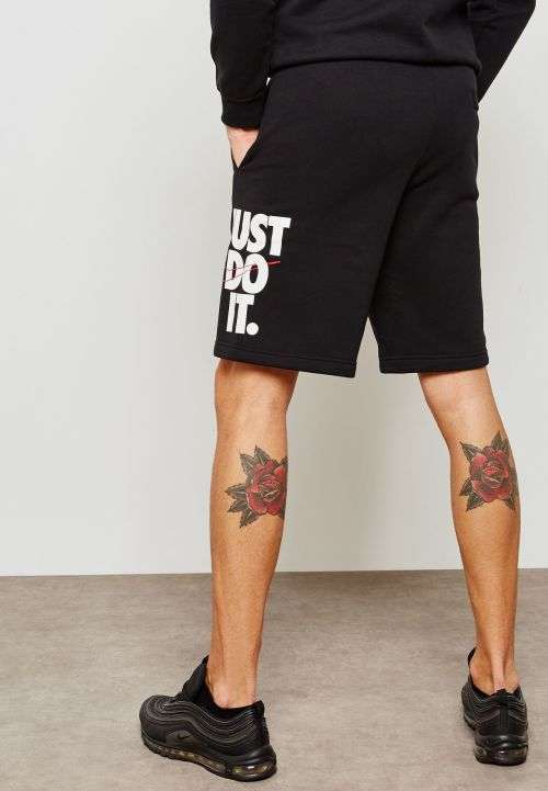 Original Mens Nike HBR Just Do It Shorts Black AQ7987 010 Size Large
