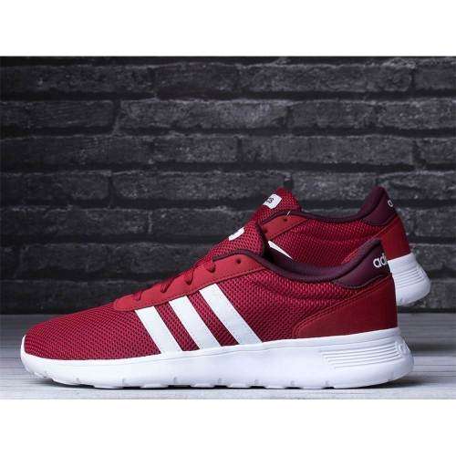 Original Men's adidas Lite Racer Active Maroon/ Cloud White EE8247 Size UK 9 (SA 9)