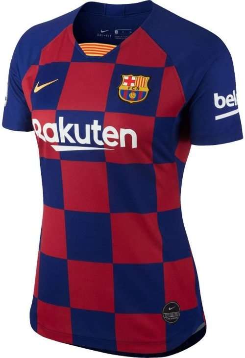 Original Women's NIKE FC BARCELONA 2019/20 STADIUM HOME JERSEY AJ5748 456 Size Large