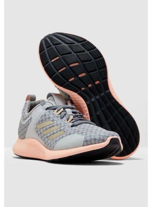 Original Women's adidas Edgebounce 1.5 Cyber Metallic /Glow Pink CG6938 Size UK 7.5 (SA 7.5)