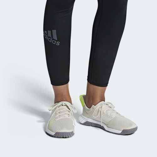 Original Women's adidas Solar LT Trainers Raw White /High Res Neon Yellow BB7231 Size UK 5 (SA 5)
