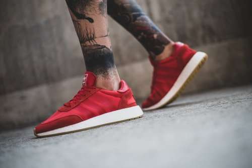 Original Mens adidas I-5923 Red/ Red/ Gum D97346 Size UK 10 (SA 10)