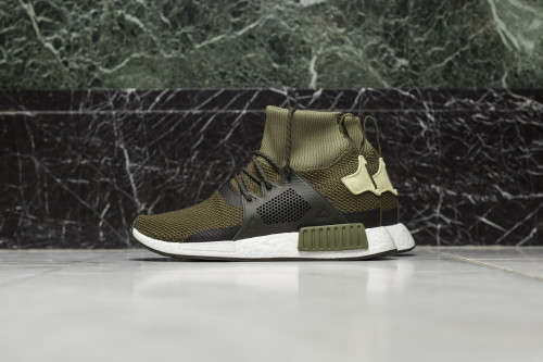 Original Mens adidas NMD XR1 Olive Green CQ3074 Size UK 7.5 (SA 7.5)
