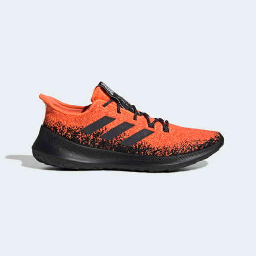 Original Mens adidas SENSEBOUNCE+ Hi-Res Coral / Black / Active Orange G27233 Size UK 8 (SA 8)