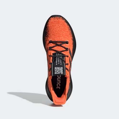 Original Mens adidas SENSEBOUNCE+ Hi-Res Coral / Black / Active Orange G27233 Size UK 8 (SA 8)