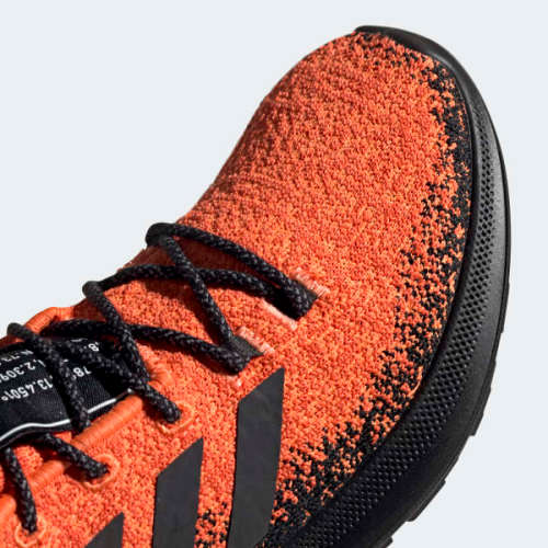 Original Mens adidas SENSEBOUNCE+ Hi-Res Coral / Black / Active Orange G27233 Size UK 8 (SA 8)