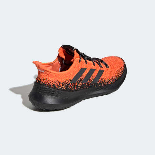 Original Mens adidas SENSEBOUNCE+ Hi-Res Coral / Black / Active Orange G27233 Size UK 8 (SA 8)