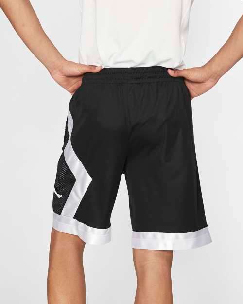NIKE Mens JORDAN JUMPMAN DIAMOND SHORTS Silver/Black AV3206 010 Size Large