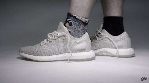 Original Mens adidas Running PureBOOST Clima Chalk BY8895 Size UK 9 (SA 9)