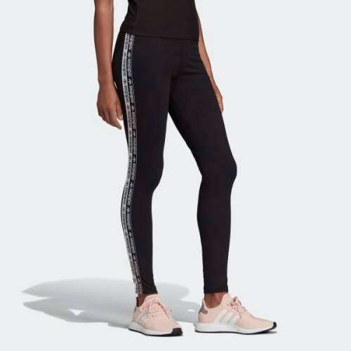 adidas Women's TAPE TIGHTS Black EC0750 Size Medium