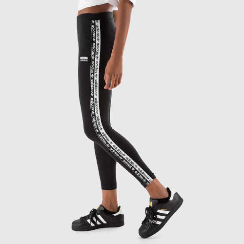 adidas Women's TAPE TIGHTS Black EC0750 Size Medium