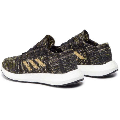 Original Women's adidas Running PureBOOST GO Core Black/ Gold F36346 Size UK 5.5 (SA 5.5)