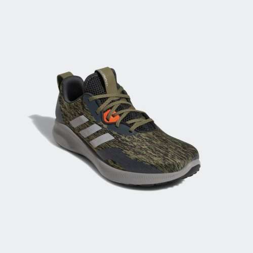 Original Mens adidas Purebounce+ street Raw Khaki/ Silver Metallic BC1041 Size UK 9.5 (SA 9.5)