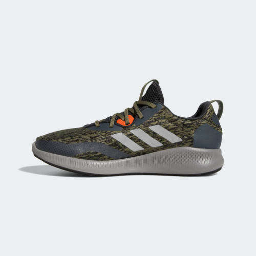 Original Mens adidas Purebounce+ street Raw Khaki/ Silver Metallic BC1041 Size UK 9.5 (SA 9.5)