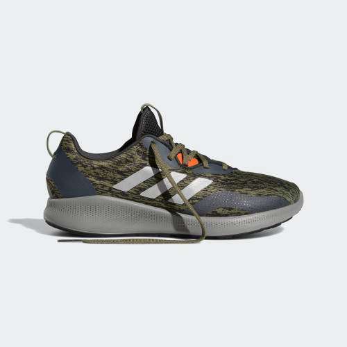 Original Mens adidas Purebounce+ street Raw Khaki/ Silver Metallic BC1041 Size UK 9.5 (SA 9.5)