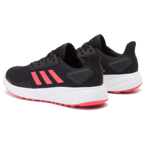 Original Women's adidas Duramo 9 Core Black / Shock Red EE8187 Size UK 6 (SA 6)