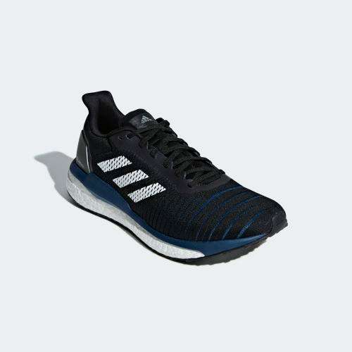 Original Mens adidas SOLAR DRIVE Core Black / Cloud White / Legend Marine D97442 Size UK 6 (SA 6)