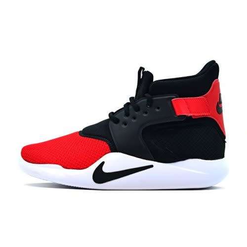 Original Mens Nike INCURSION MID UNIVERSITY RED BLACK 917541 600 (USED) Size UK 10 (SA 10)