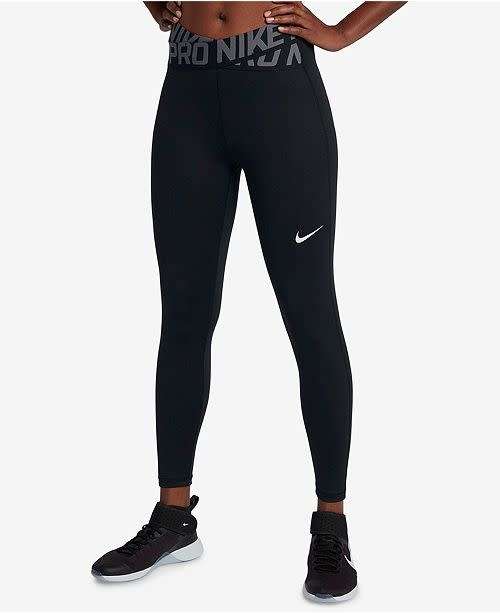 Original Womens Nike Pro Training Crossover Tights Black CN9852 010 Size Medium