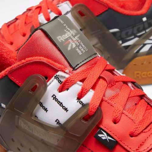Reebok Men's WORKOUT PLUS ATI Black/ Radiant Red EH0134 Size UK 9 (SA 9)