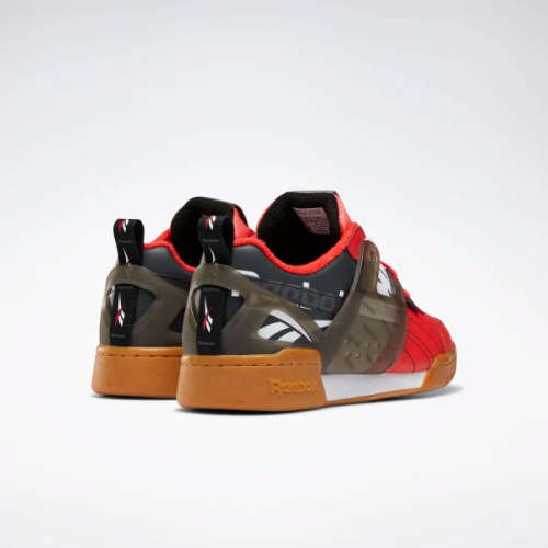 Reebok Men's WORKOUT PLUS ATI Black/ Radiant Red EH0134 Size UK 9 (SA 9)
