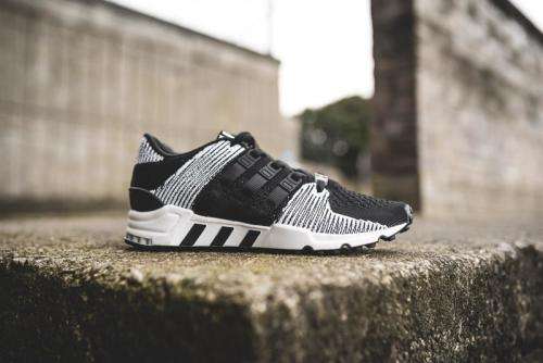Original Men's adidas EQT Support RF PrimeKnit | Black BY9689 Size UK 9 (SA 9)