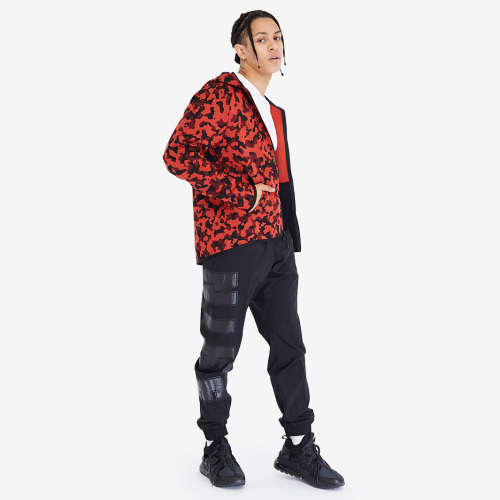 Original Men's Nike Tech Fleece Camouflage Hoodie CJ5975 603 Size Large