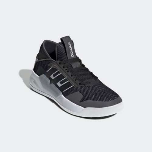 Original Mens adidas BBALL 90S Core Black / Grey Six EF0609 Size UK 9 (SA 9)