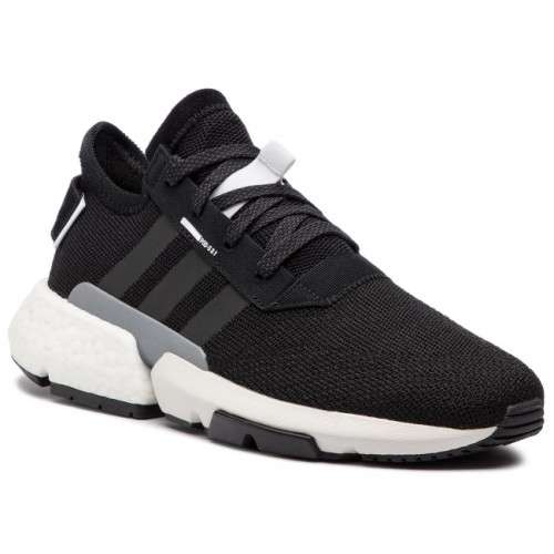 Original Mens adidas POD-S3.1 Core Black / Reflective Silver BD7737 UK 9 (SA 9)