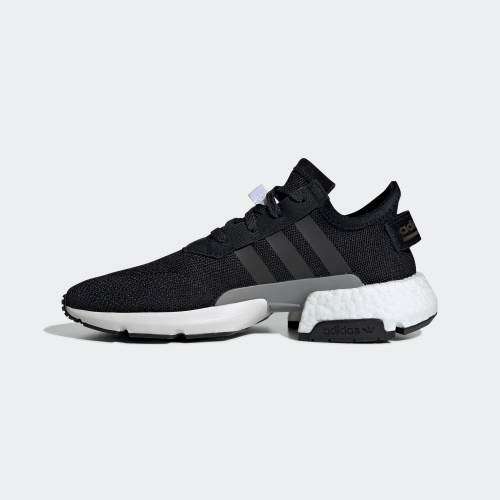 Original Mens adidas POD-S3.1 Core Black / Reflective Silver BD7737 UK 9 (SA 9)