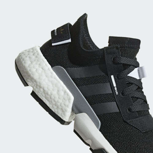 Original Mens adidas POD-S3.1 Core Black / Reflective Silver BD7737 UK 9 (SA 9)