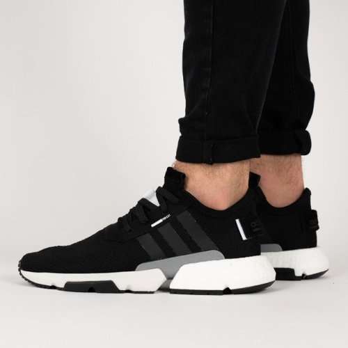 Original Mens adidas POD S3.1 Core Black Reflective Silver BD7737 UK 9 SA 9