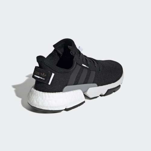 Original Mens adidas POD-S3.1 Core Black / Reflective Silver BD7737 UK 9 (SA 9)
