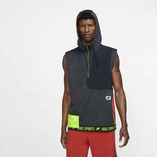 Nike therma sleeveless hoodie online
