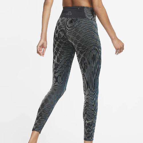 Original Womens Nike Epic Luxe Run Division Women's 7/8 Running Tights CU6175 301 Size Medium