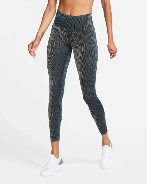 Original Womens Nike Epic Luxe Run Division Women's 7/8 Running Tights CU6175 301 Size Medium