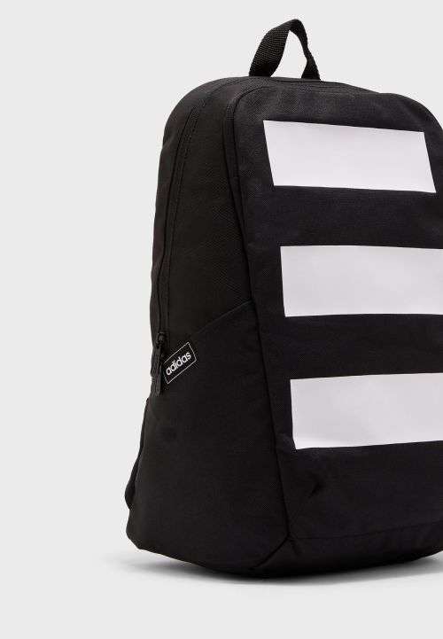 adidas Unisex Parkhood 3-Stripes Black Gym Training Backpack ED0260