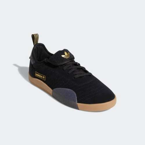 Original Men's adidas 3ST.003 Core Black / Gold Metallic DB3163 Size UK 8 (SA 8)