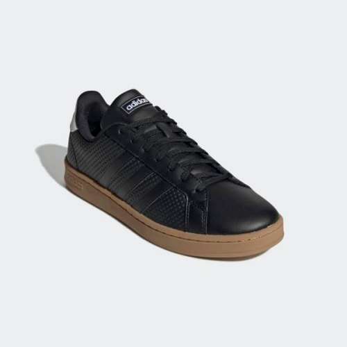 Original Mens adidas Grand Court  Core Black / Cloud White EE7885 Size UK 8 (SA 8)
