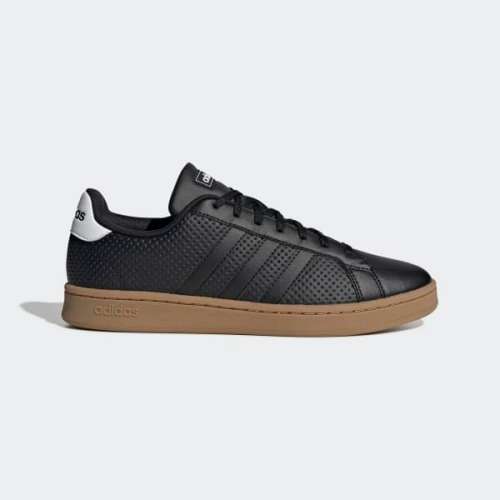 Original Mens adidas Grand Court  Core Black / Cloud White EE7885 Size UK 8 (SA 8)
