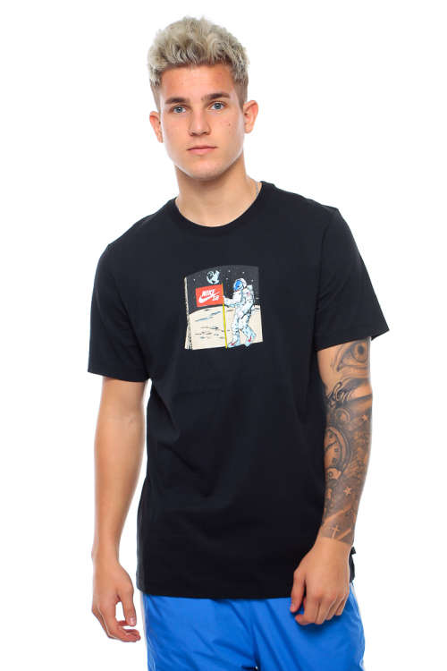 NIKE Men's Skateboarding Fake Moon Landing Astronaut SB Black CI7609 010 Size Large