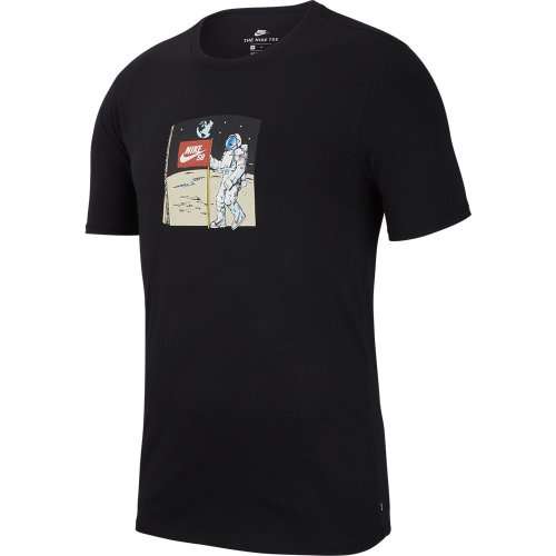NIKE Men's Skateboarding Fake Moon Landing Astronaut SB Black CI7609 010 Size Large